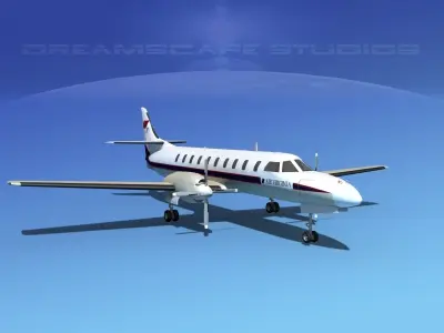 Swearingen SA226 Metroliner Air Virginia 3D model