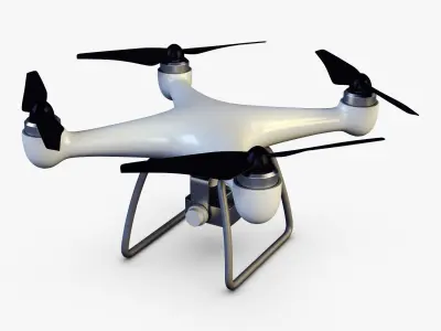Drone Quadcopter v 1 3D model