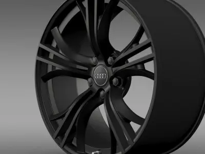 Audi R8 V10 plus 2013 rim 3D model
