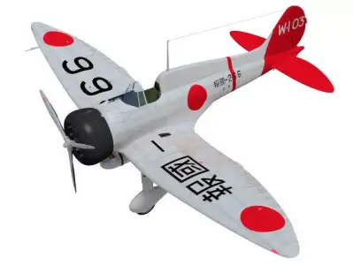 MItsubishi A5M4 Claude Type4 3D model