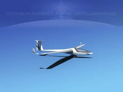 Glaser-Dirks DG-300 Glider V02 3D model