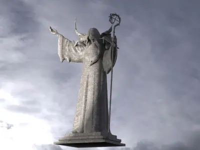 Druid Shaman 1  3D model