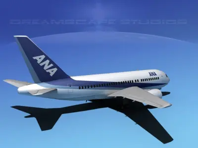Boeing 767-100 ANA 3D model