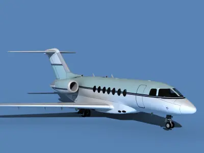 Hawker Siddley 4000 V02 3D model