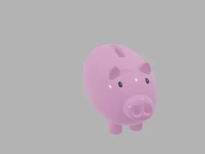 Piggy Bank 3D model 3D model