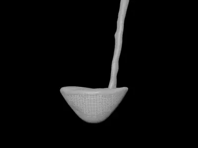 Pouring water into Glass v01 3D model