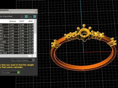 anel aparador para fazer borracha Low-poly 3D model