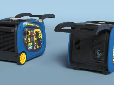 Firman Portable Dual Fuel Inverter Generator 3D model