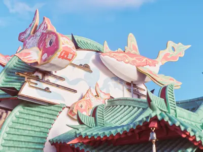 Fans Shop - UE5 Environment Kit 3D model