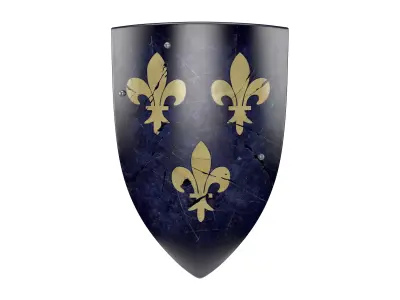 Medieval Shield Free low-poly 3D model