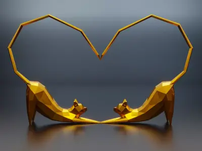 Cat Stretching Low poly Free low-poly 3D model