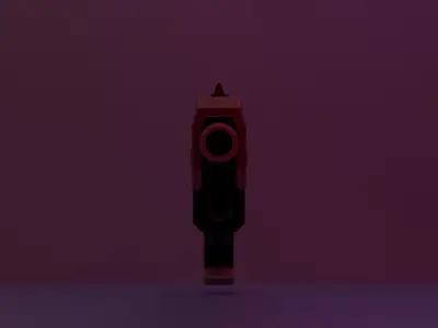 Sci-Fi revolver 3D model