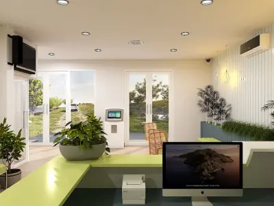 Clinic Interior and Exterior 3D model