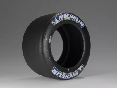 Michelin Tire - Slick Tire Low-poly 3D model