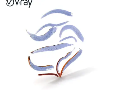 Realistic Insect Worm Model Pack for Animation and Gaming Low-poly 3D model