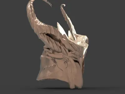 Ragnar Viking helmet  3D model