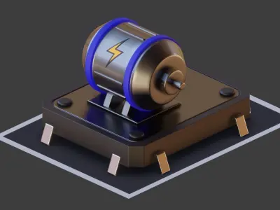 E-Motor-3-Output-Module 3D model