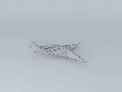 Stealth aircraft F614 Chingys Free 3D model