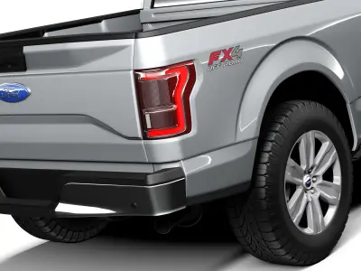 Ford F-150 Extended Cab 2015 3D model