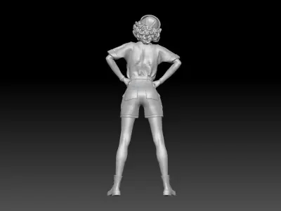 PIN UP NURSE 4 3D print model