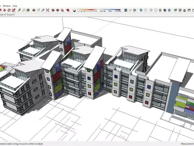 Sketchup Kindergarten B9 3D model