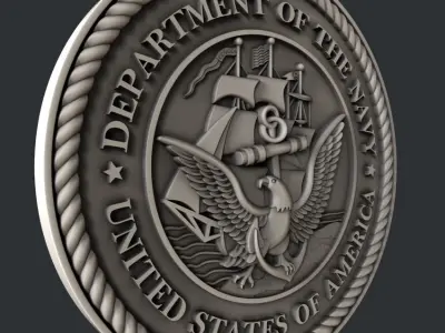 3d STL models for CNC router  US Navy Marines Army and Airforce  3D model