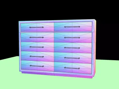 Cabinet S 11-MorningDesign Free low-poly 3D model