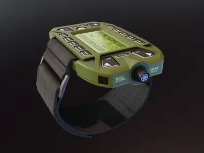KDU for HAMR Radio Low-poly 3D model