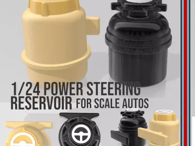 Power Steering reservoir 3D print model