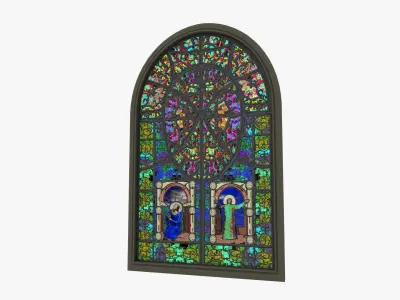 Stained Glass Window 3D model order