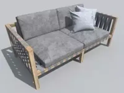 garden sofa Free 3D model purchase