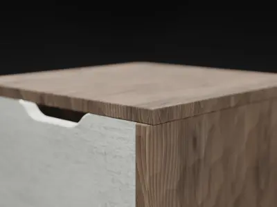 Small Bedside Free 3D model