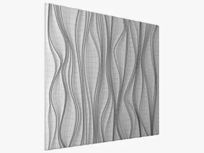 wave wall 3 3D model