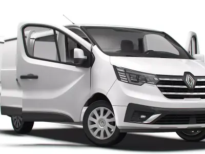 Renault Trafic Van L1H1 HQInterior 2024 3D model