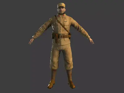 The kuomintang  the eighth route army the new fourth army 3D model