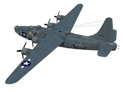 consolidated PB4Y-2 Privateer 3D model