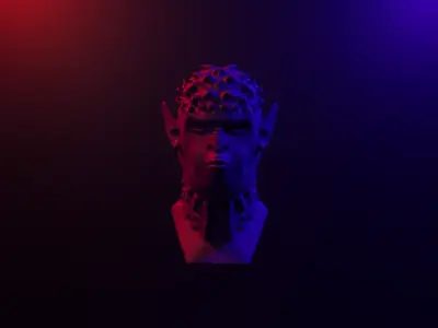 A MONSTER 3D model