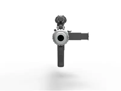 Rebel Fleet Trooper Blaster pistol DH-17 from Star Wars ROTJ 3D model