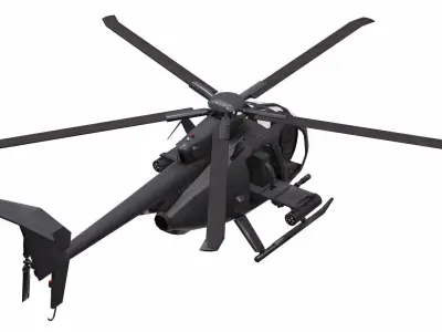 AirCraft 11 - Helicopter 3D model
