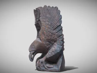 The Hawk Low-poly 3D model