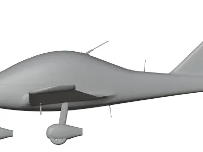 StingSport plane 3D model