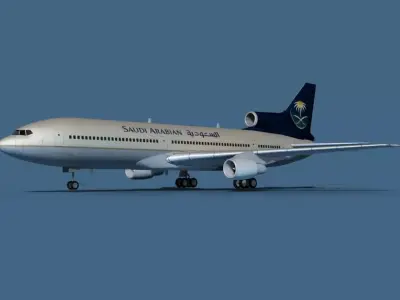 Lockheed L-1011-50 Saudi Arabian 3D model