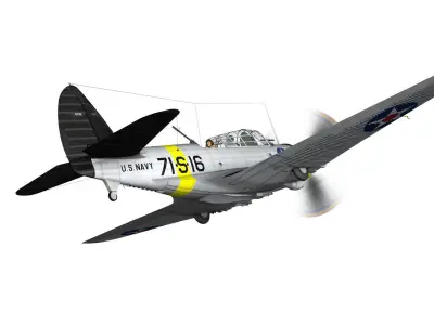 Douglas TDB-1 Devastator - 71S16  3D model