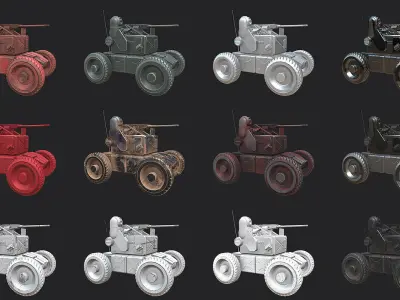 Smart SciFi Materials Military Collection for Vehicles Texture