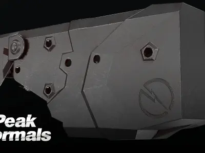 X2 Blade Tech Holster Low-poly 3D model