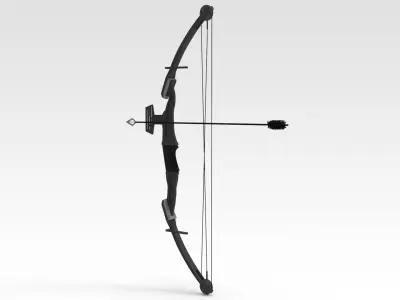 Archery Low-poly 3D model