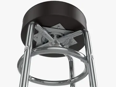 Retro&nbsp;&nbsp;Bar&nbsp;Stool Tall Chair 3D model