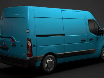 Nissan NV 400 L2H2 Van 2020 3D model