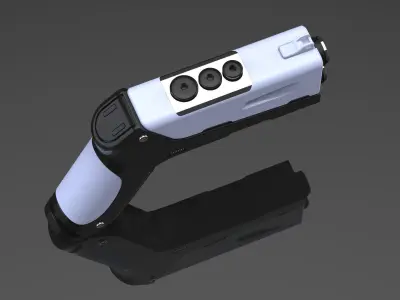 Sci-fi Futuristic Gun 3D Concept model 1 3D model