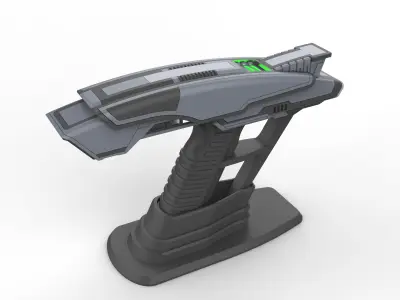  Picard Phaser - Star Trek - Commercial - Printable - STL 3D print model